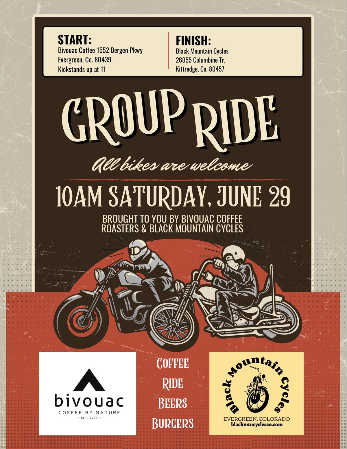 Foothills Ride and BBQ