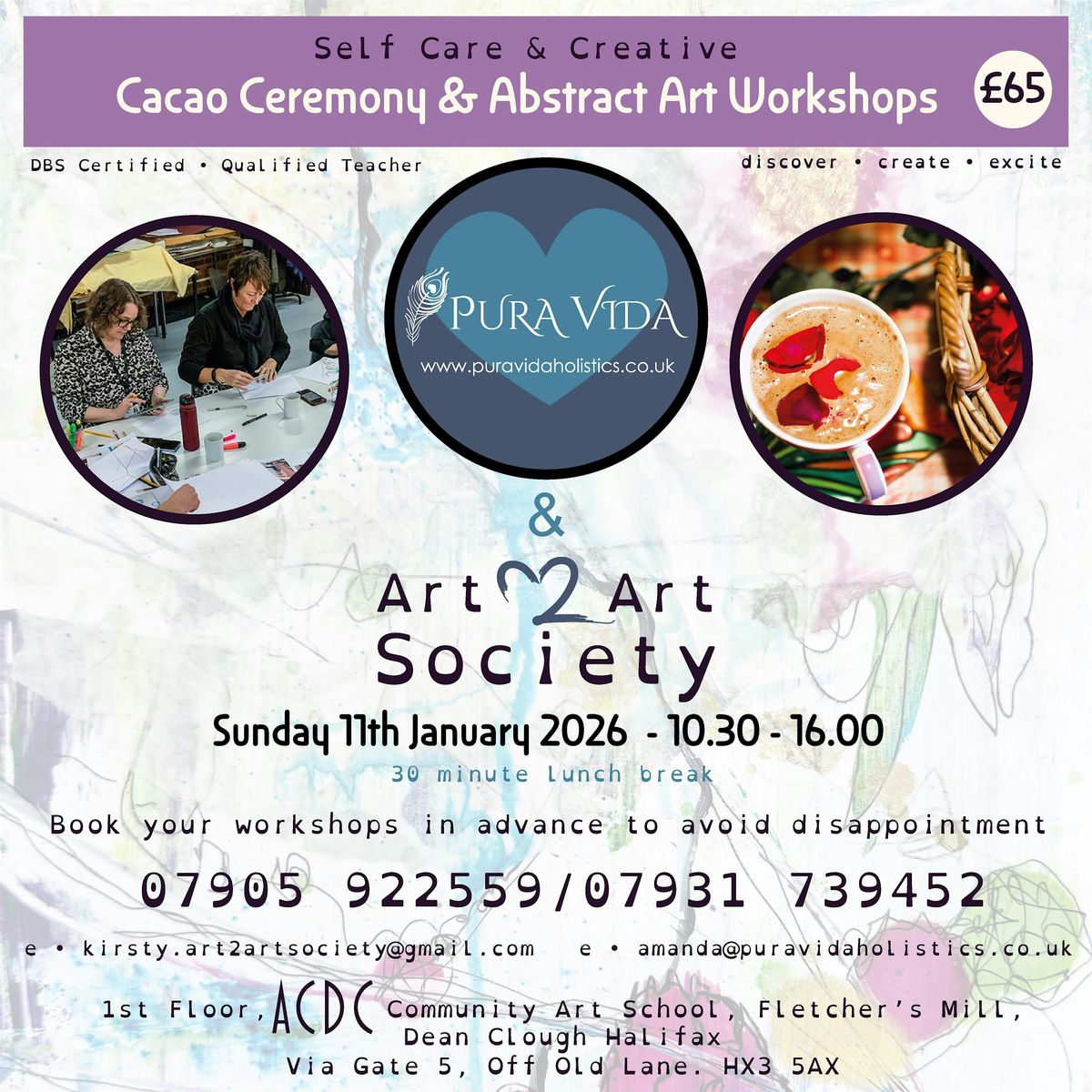 Cacao Ceremony & Abstract Art Workshop