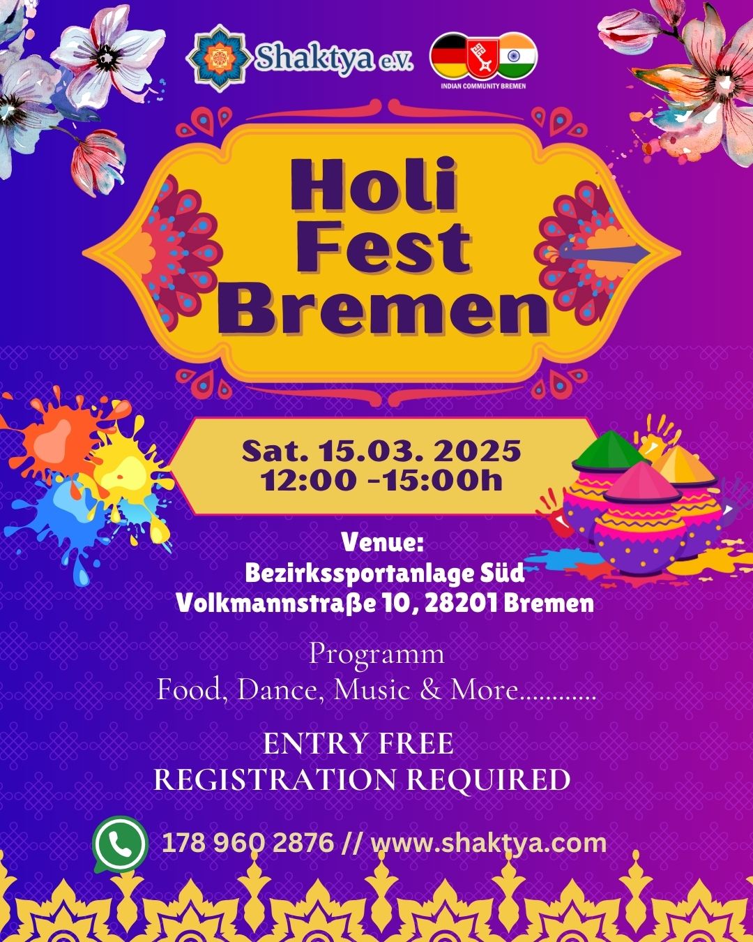 Holi Fest Bremen 2025