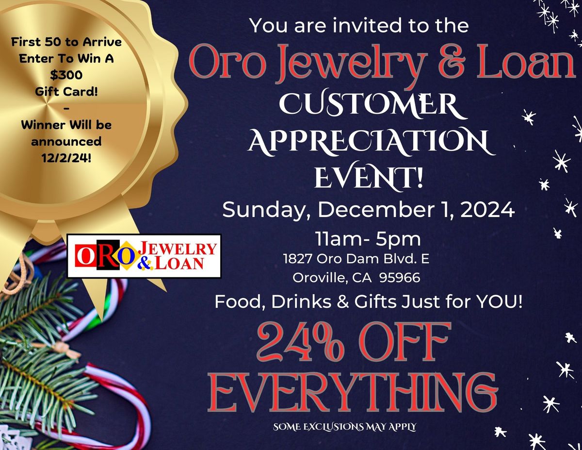 Customer Appreciation, Holiday Event