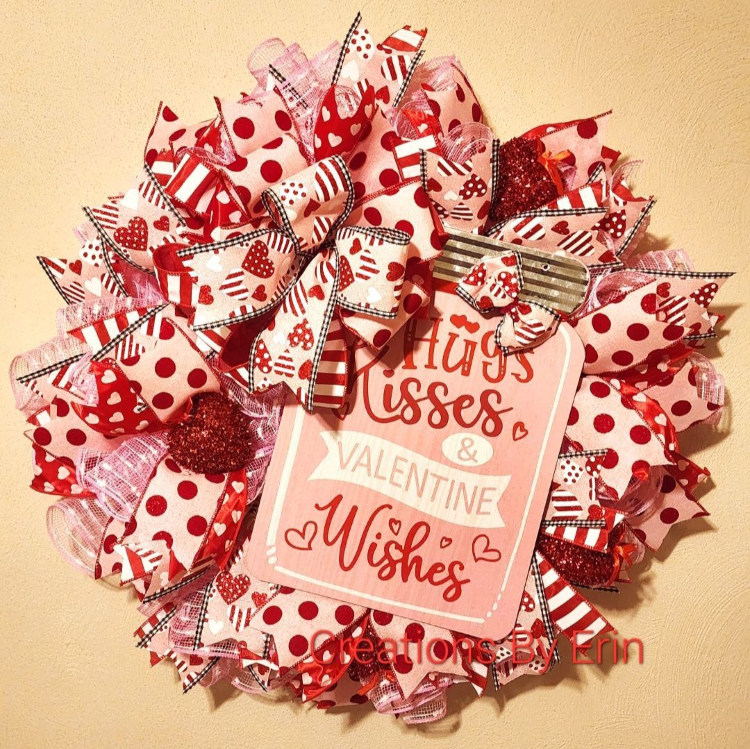 Make your own Valentine wreath $45