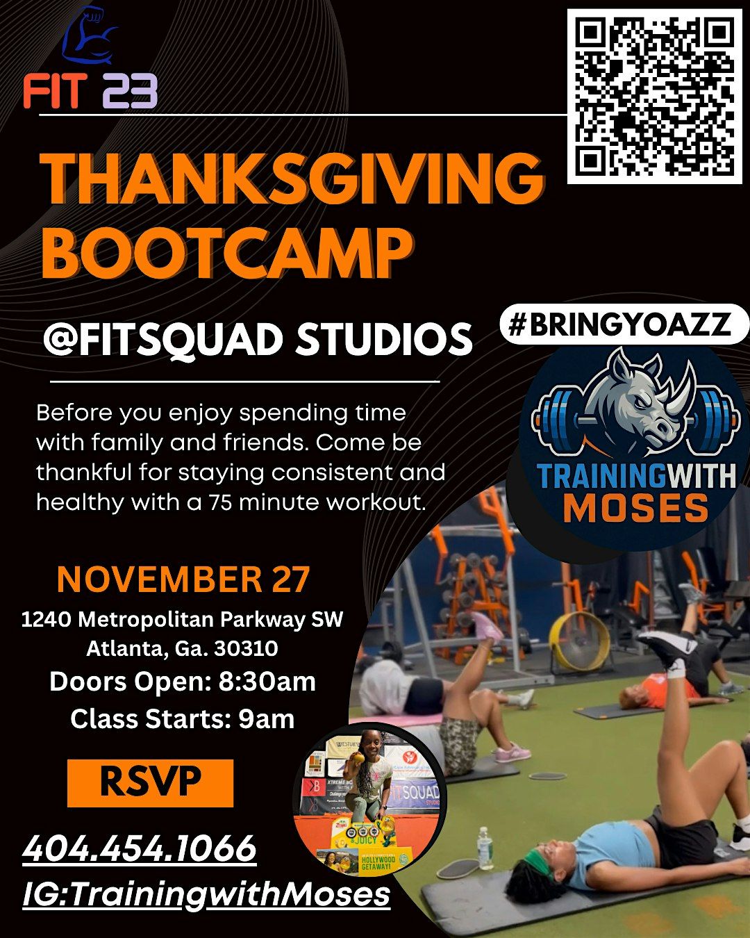 Thanksgiving Bootcamp