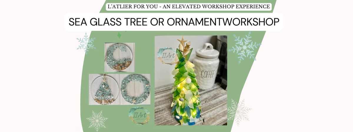 Sea Glass Christmas Trees or Ornaments