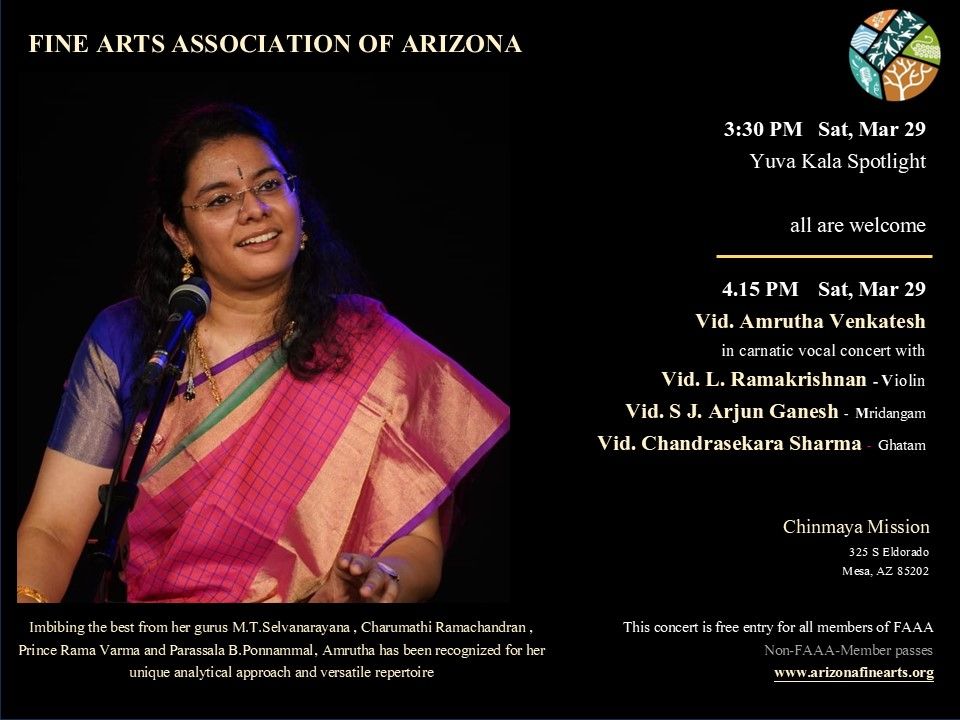 Vid. Amrutha Venkatesh - Carnatic Vocal Concert