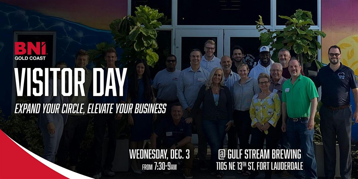 Visitor Day at BNI Gold Coast