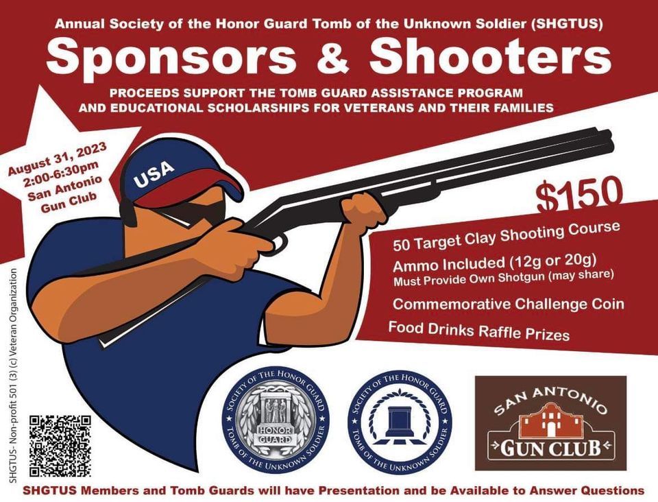 Annual Society of the Honor Guard Tomb of the Unknown Soldier (SHGTUS) Sponsors & Shooters