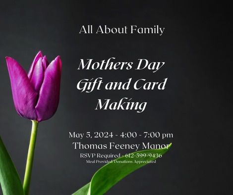 Serving Seniors - Mothers Day Gift & Card Making 