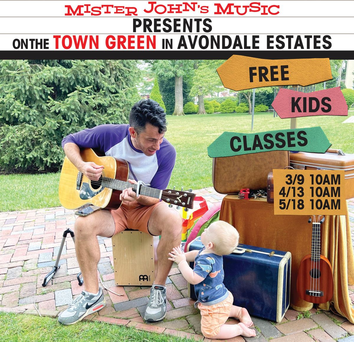 Free Kids Classes with Mister John's Music