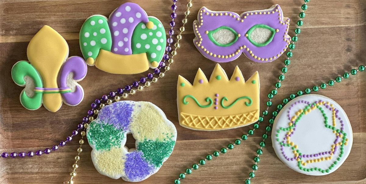 It's Mardi Gras Y'all - Sugar Cookie Decorating Class on 2\/26