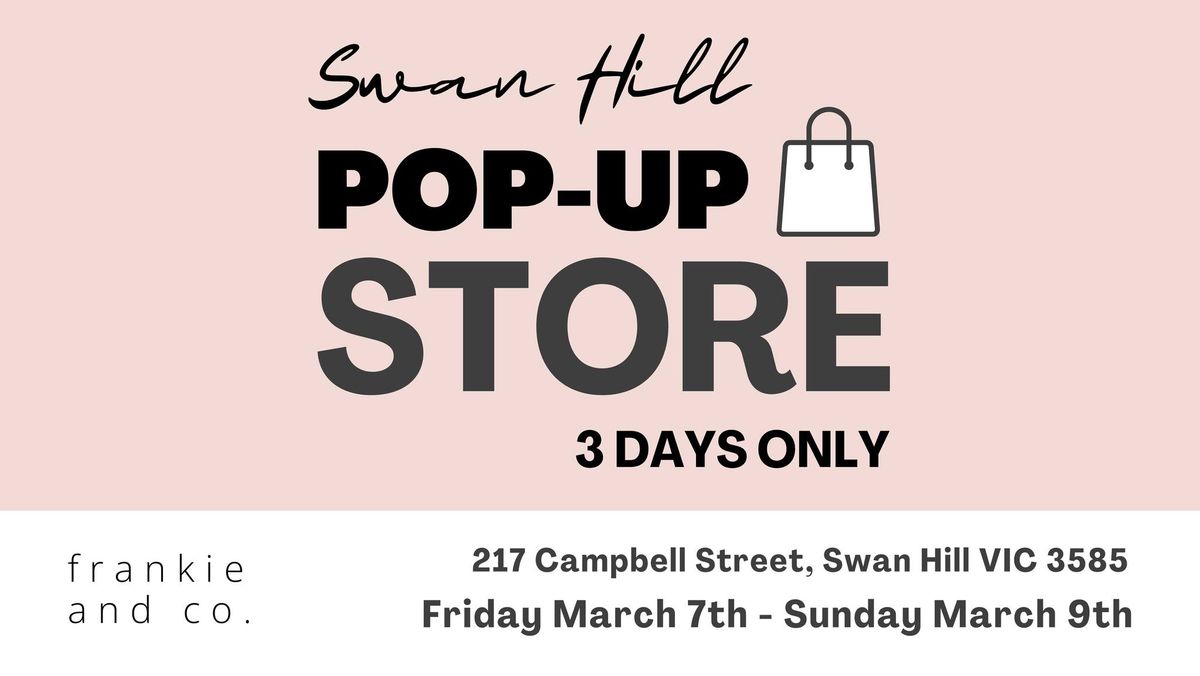 Frankie & Co Swan Hill Pop-Up