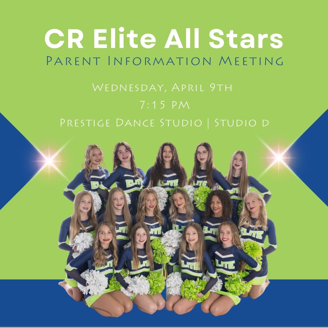 CR Elite Parent Information Meeting