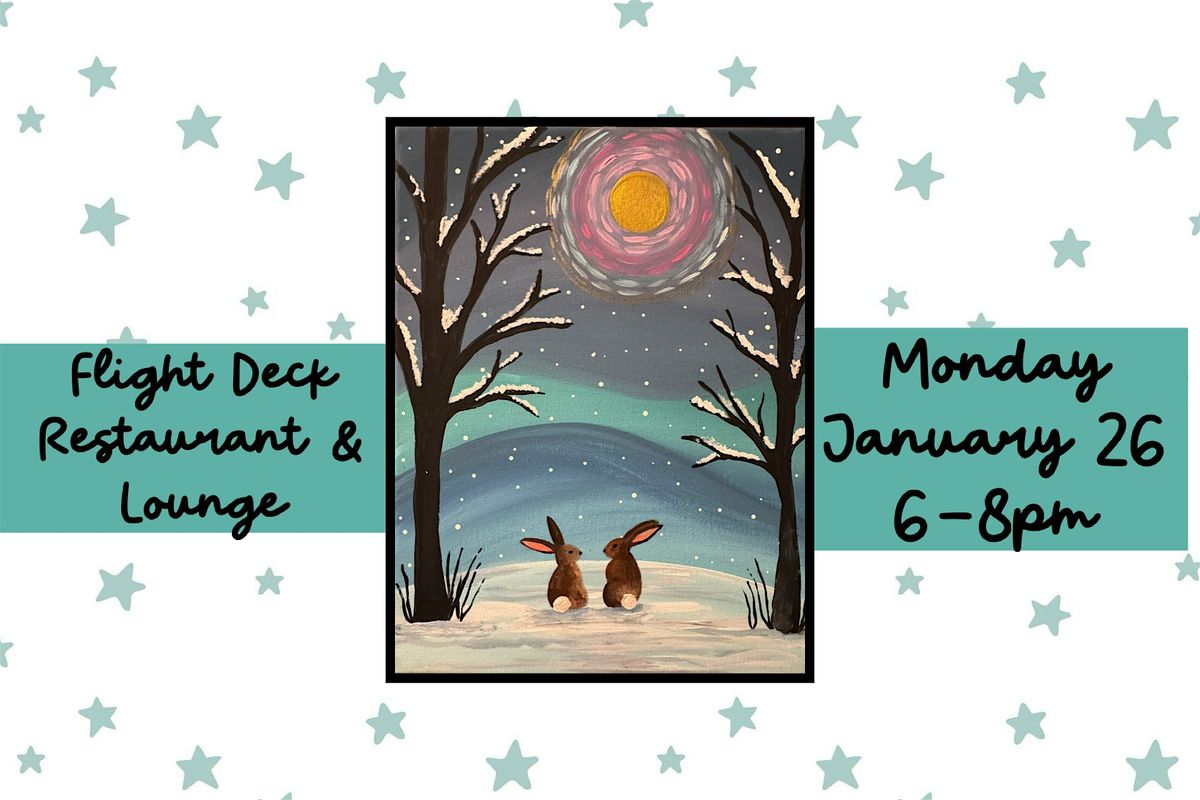 January Paint & Sip at Flight Deck Restaurant & Lounge