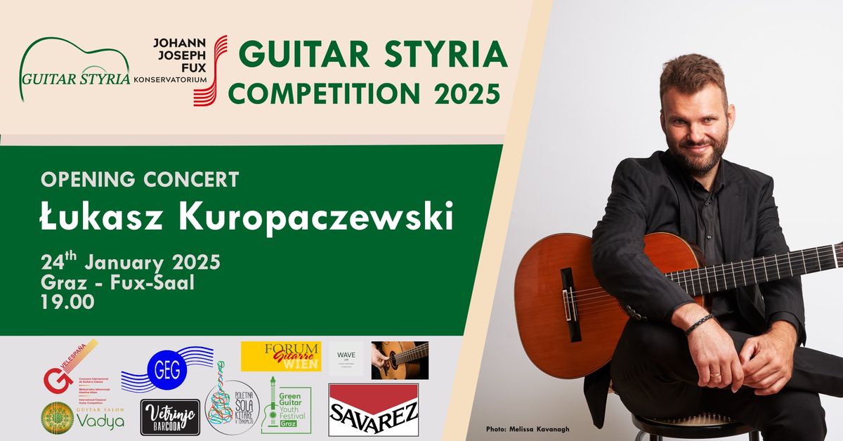 Opening Concert - \u0141ukasz Kuropaczewski (Guitar Styria Competition 2025)