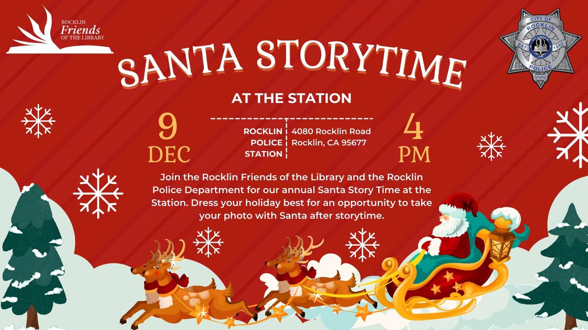 Santa Storytime at the Station