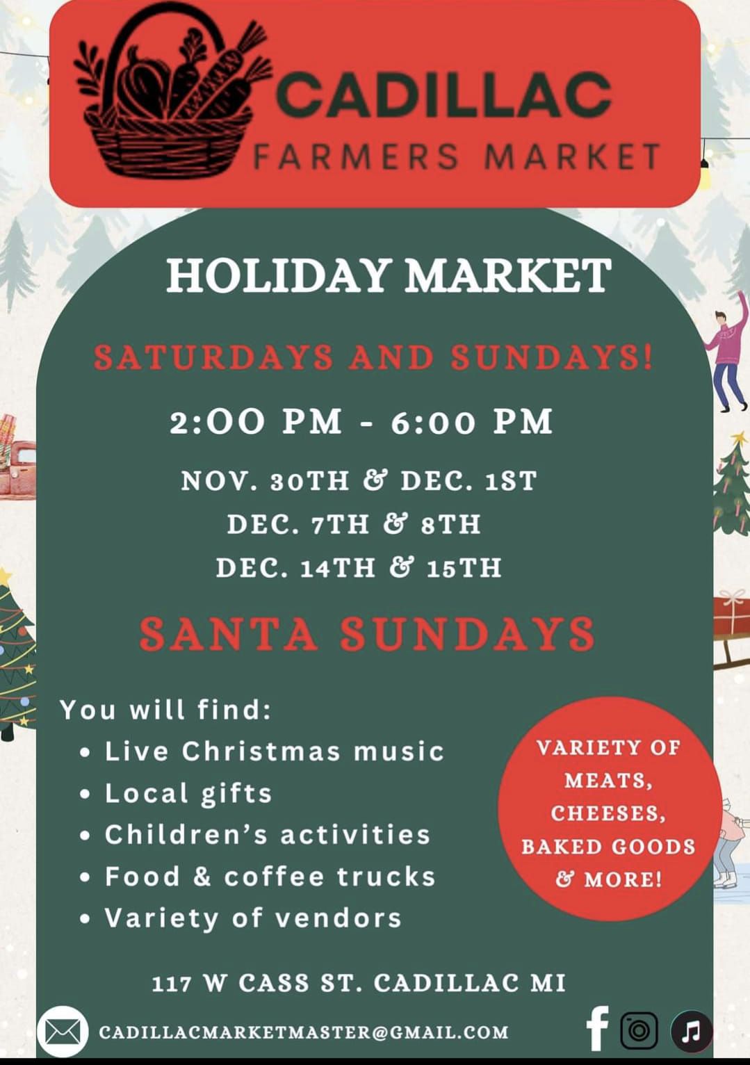 Cadillac's Holiday Market