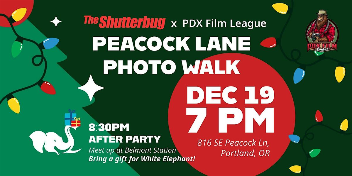 Peacock Lane Photo Walk with PDX Film League & Shutterbug