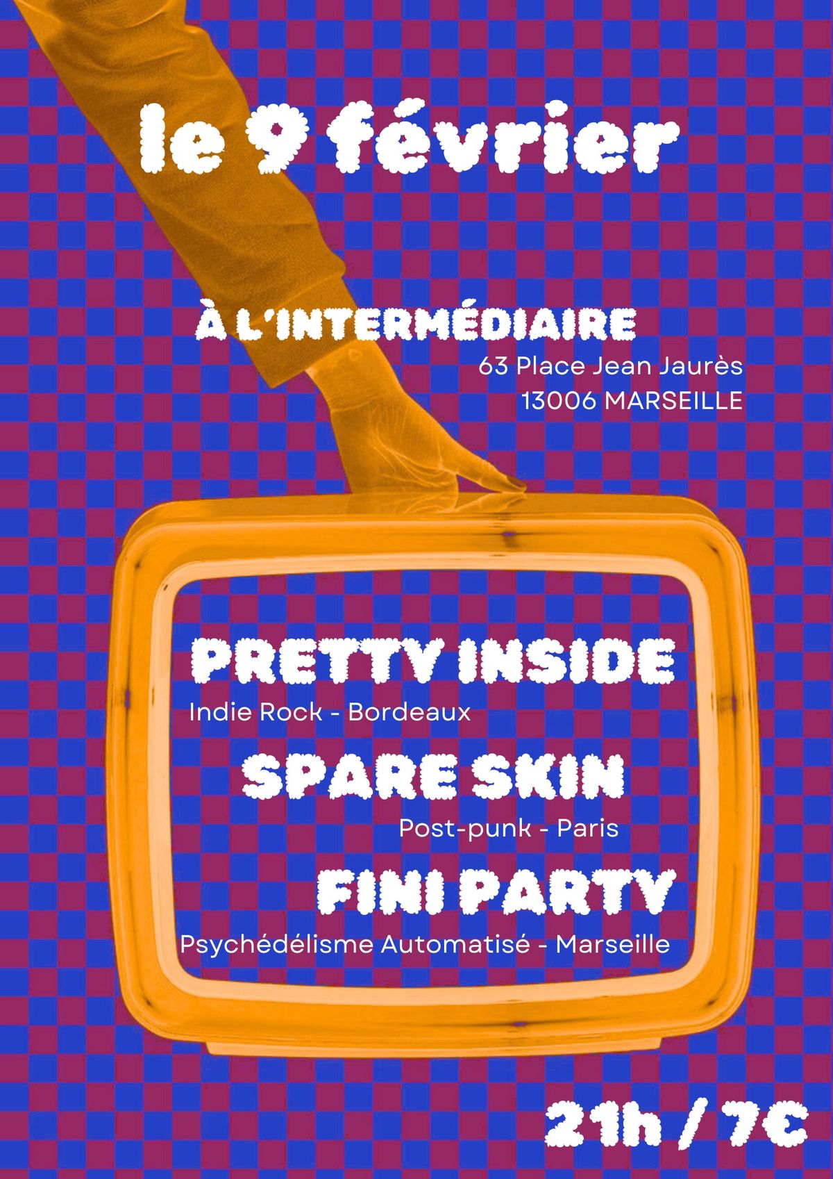 PRETTY INSIDE \/ SPARE SKIN \/ FINI PARTY \u00e0 L\u2019interm\u00e9diaire 