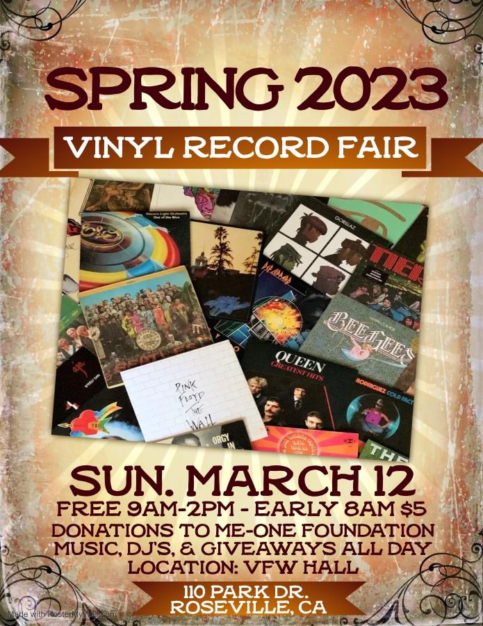 The Spring 2023 Vinyl Record Fair