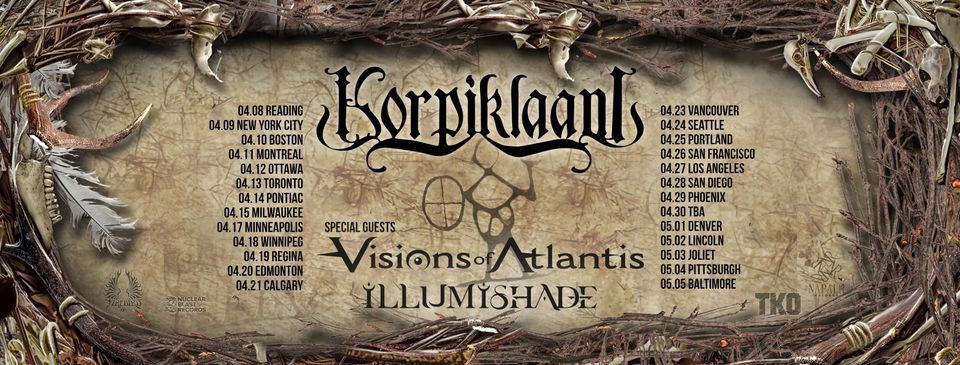 Korpiklaani w\/ Visions of Atlantis & Illumishade