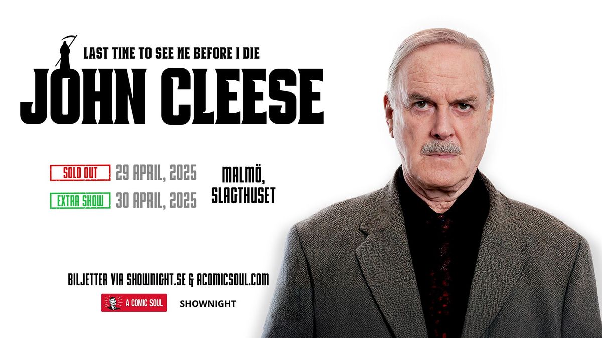 John Cleese Live in Malmo - EXTRA SHOW