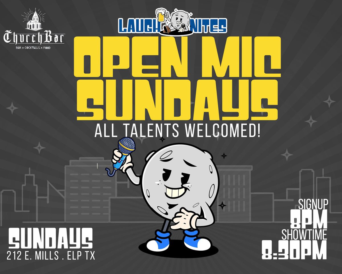 All-talent Open Mic Sunday at Church Bar