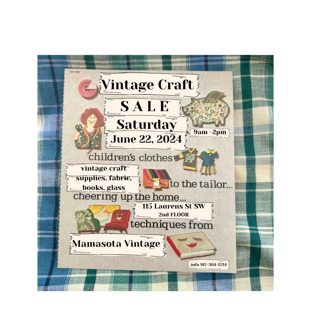 Mamasota Vintage Arts & Craft Sale