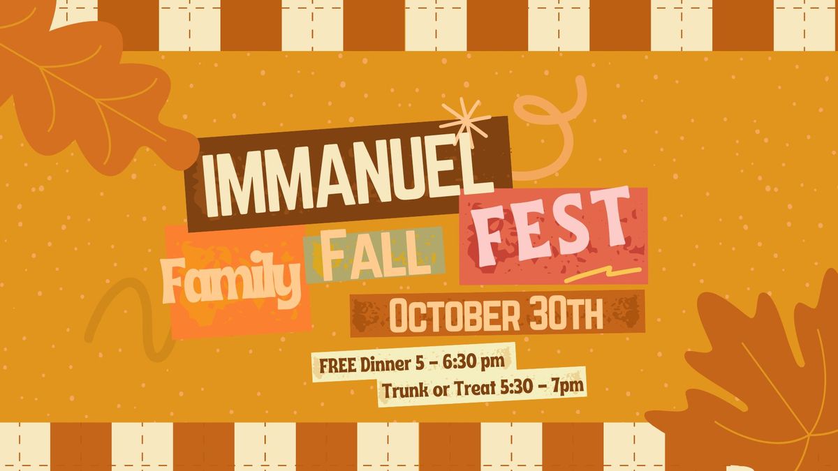 Immanuel's Family Fall Fest 2024