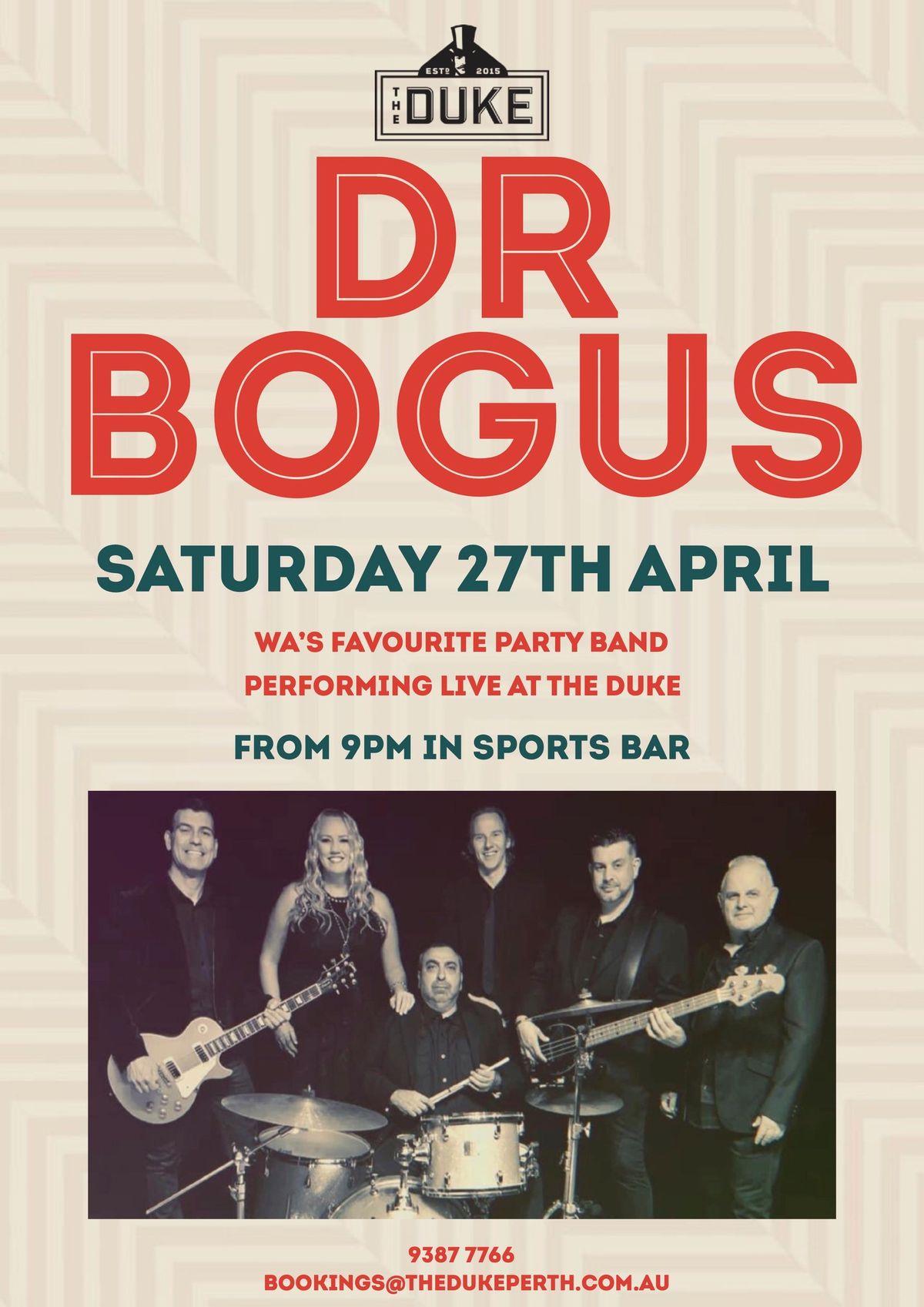 Dr Bogus - Live at The Duke Bar & Bistro