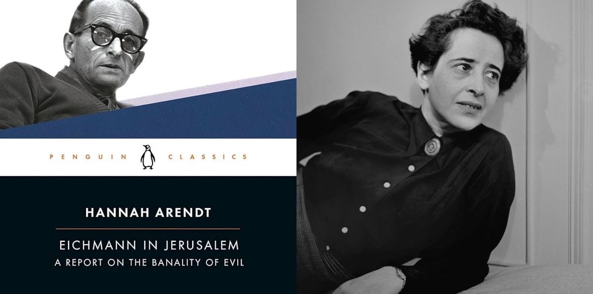 FMV Book Club September: Eichmann in Jerusalem: A Report on the Banality of Evil by Hannah Arendt