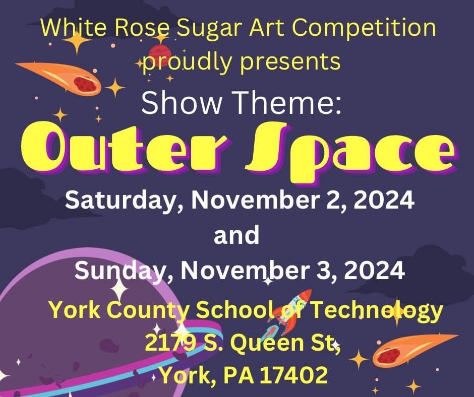 White Rose Sugar Art Competition and Live Buttercream Challenge!