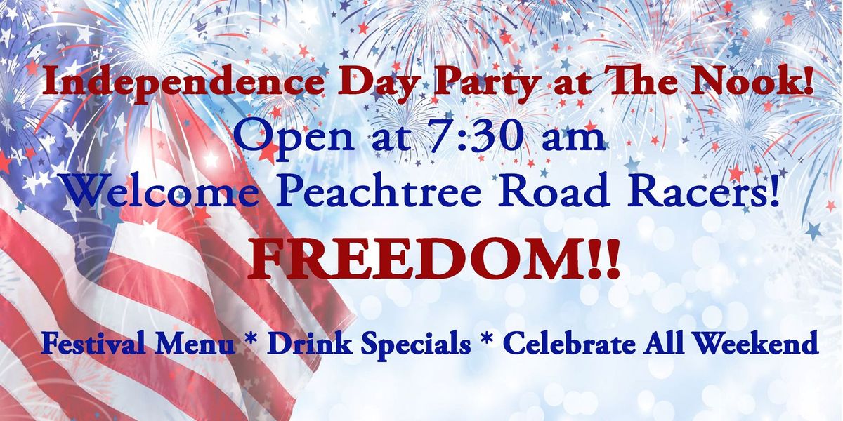 4th of July Peachtree Road Race Party