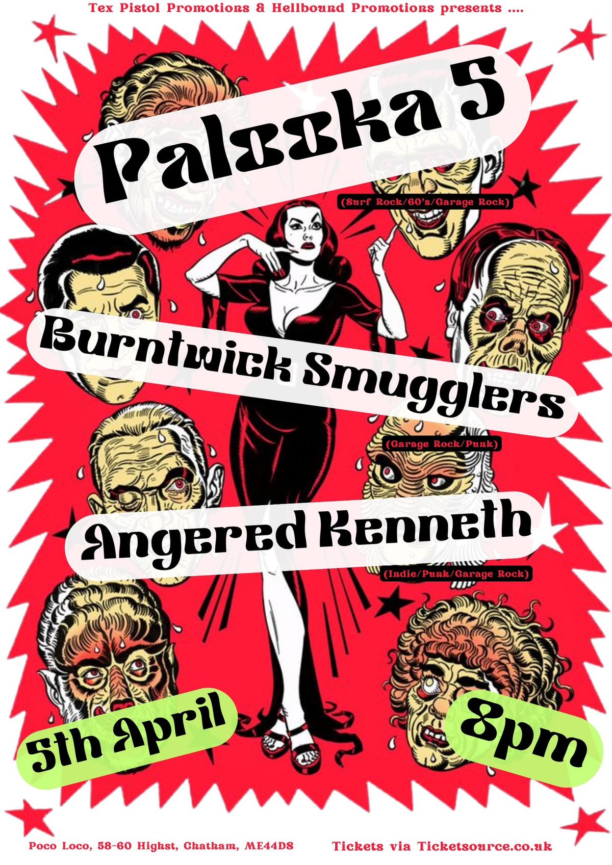 Palooka 5 + Burntwick Smugglers + Angered Kenneth 