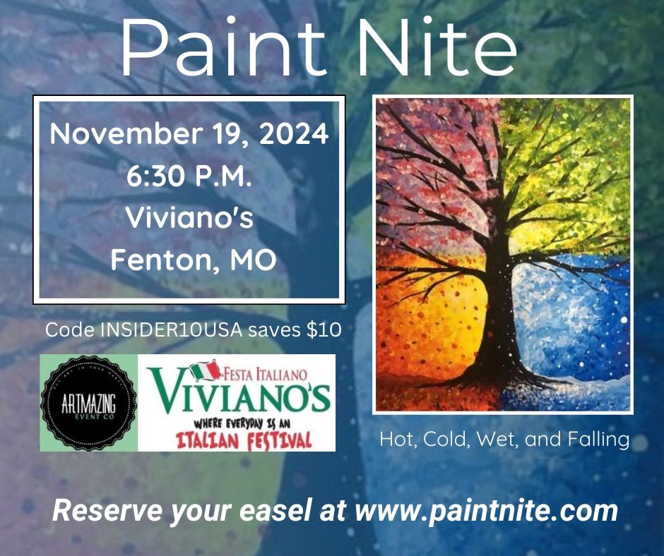 11\/19\/2024 Paint Nite at Viviano\u2019s in Fenton, MO