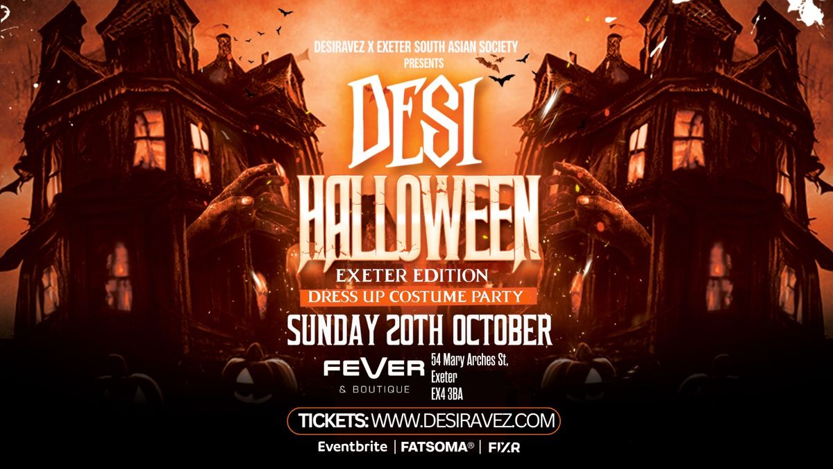 Desi Halloween Party \ud83c\udf83 - Sunday 20th October @Fever Boutique 