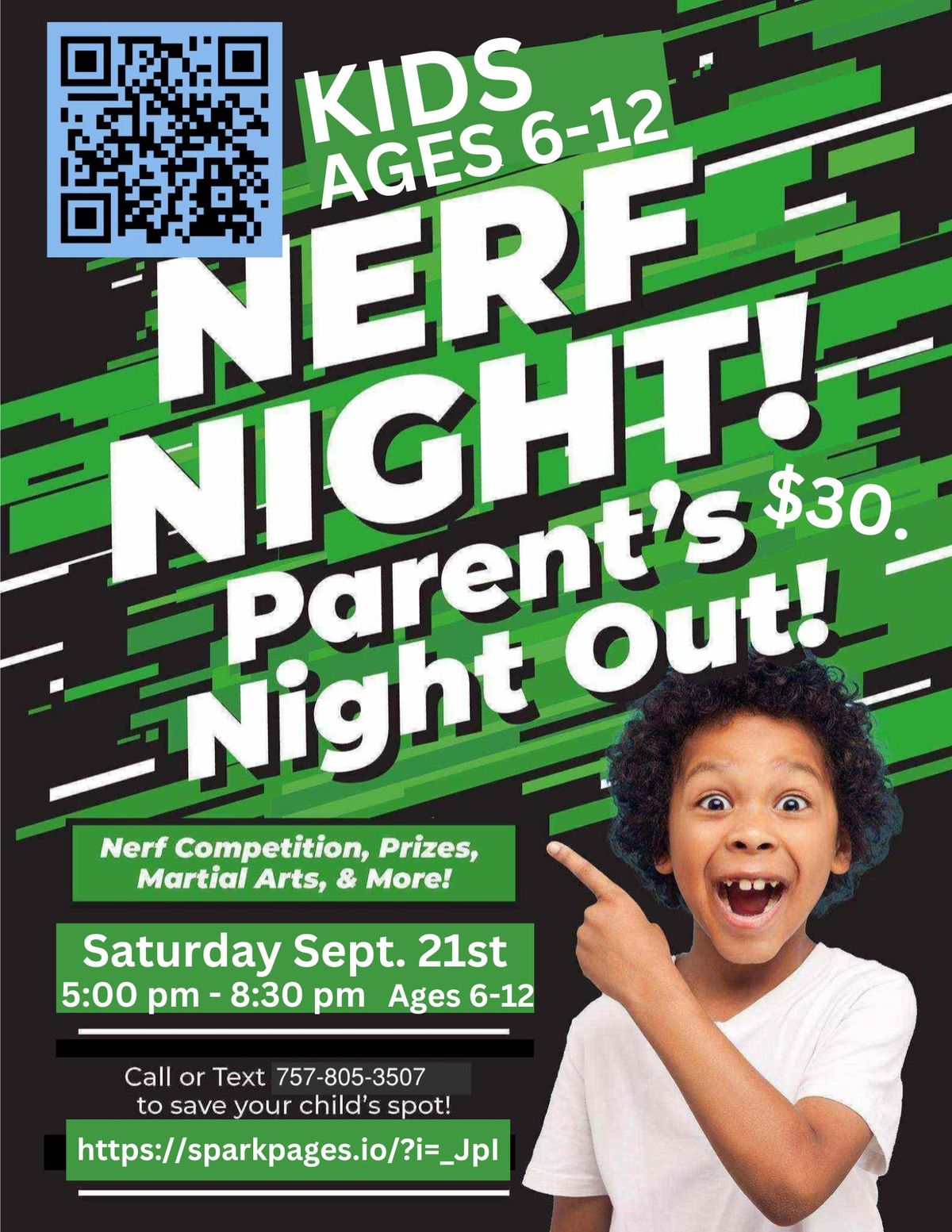 Parent's Night Out - NERF WARS