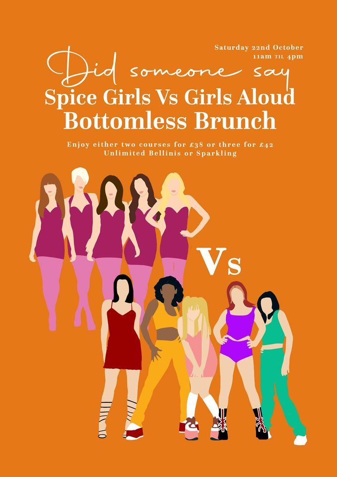 Spice Girls Vs Girls Aloud Bottomless Brunch 