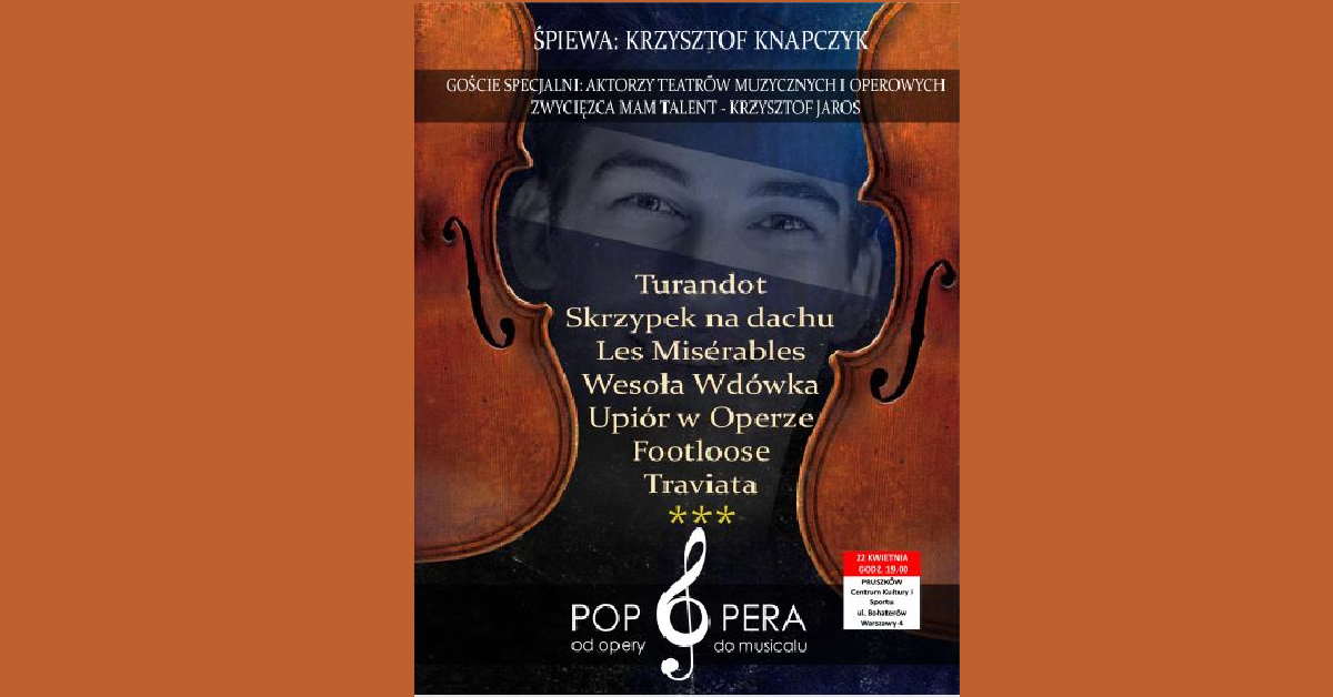 Warszawa: Pop Opera - od Opery do Musicalu