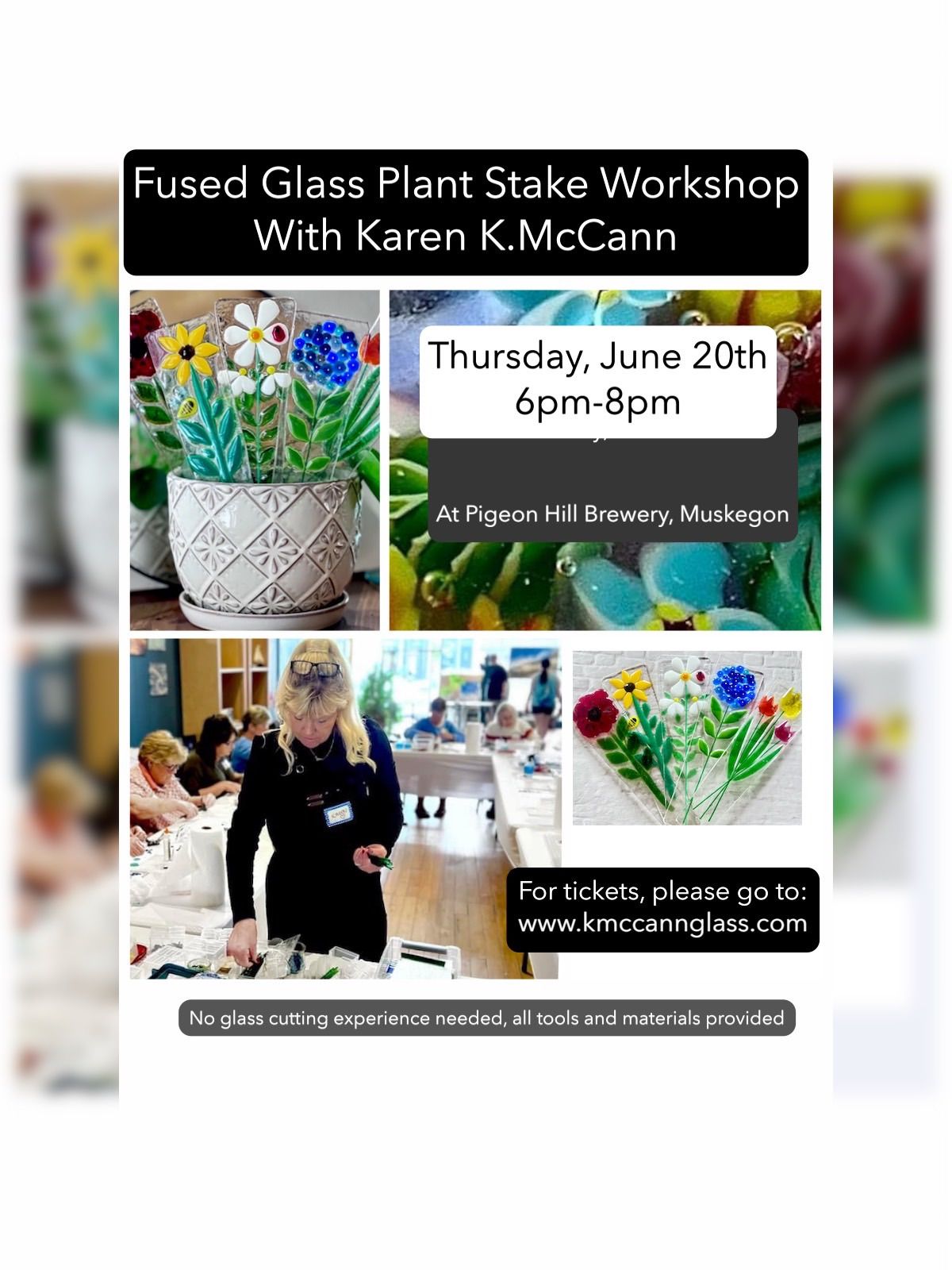 Fused Glass Workshop in Muskegon