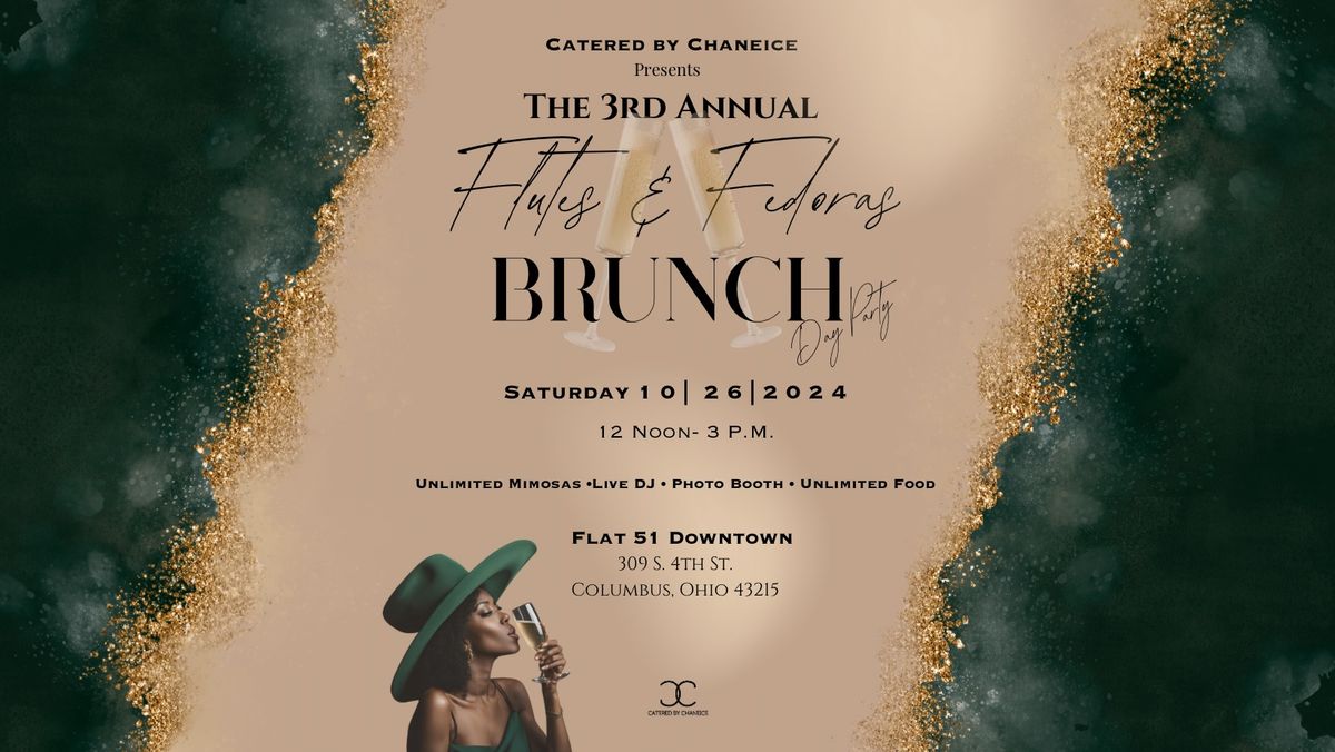 The 3rd Annual Flutes & Fedoras Brunch Day Party