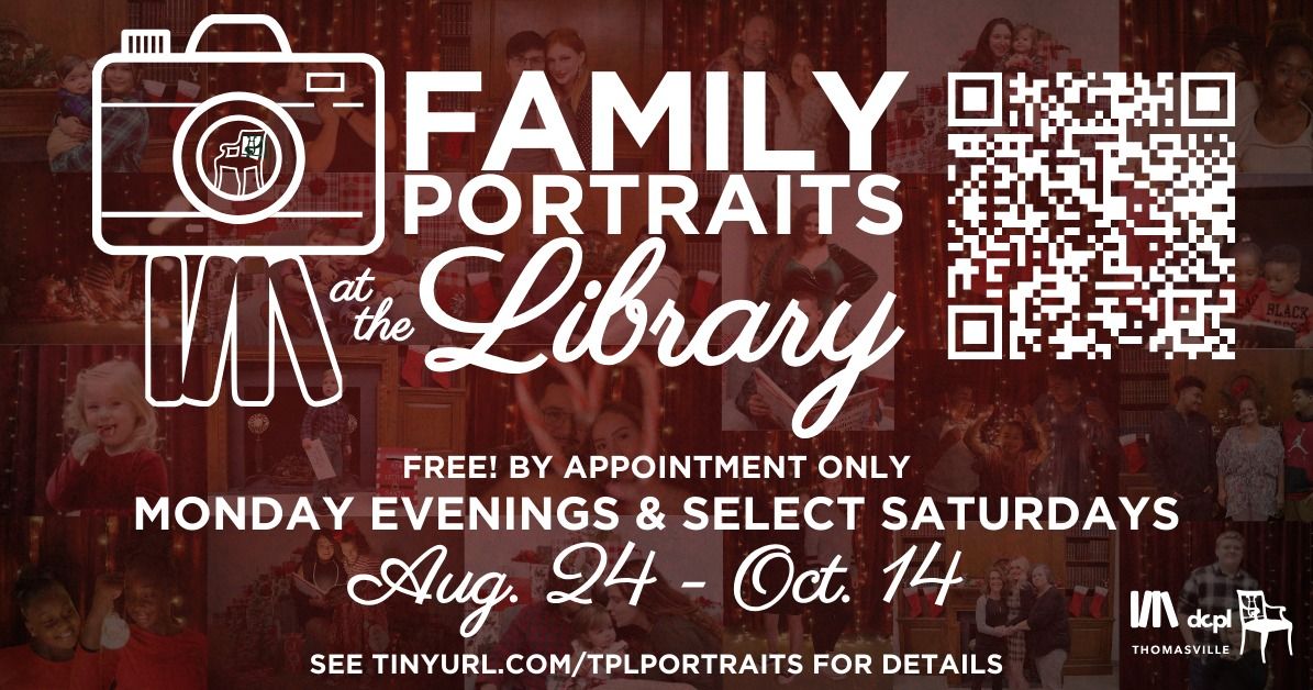 Family Portraits at the Library