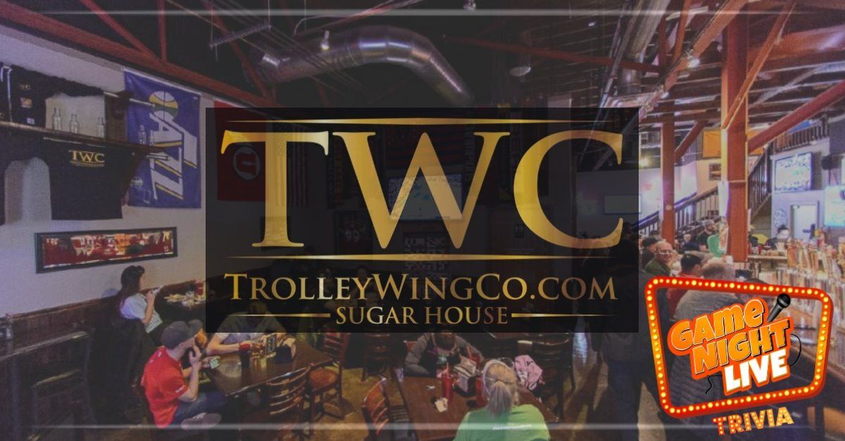 Game Night Live Trivia is NOW at Trolley Wing Co. in Sugarhouse