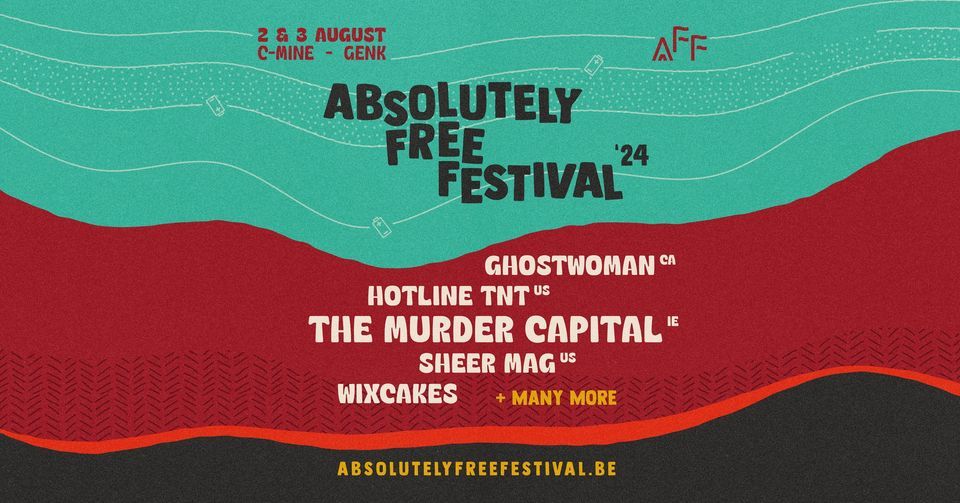 Absolutely Free Festival 2024 ~ 2 & 3 augustus