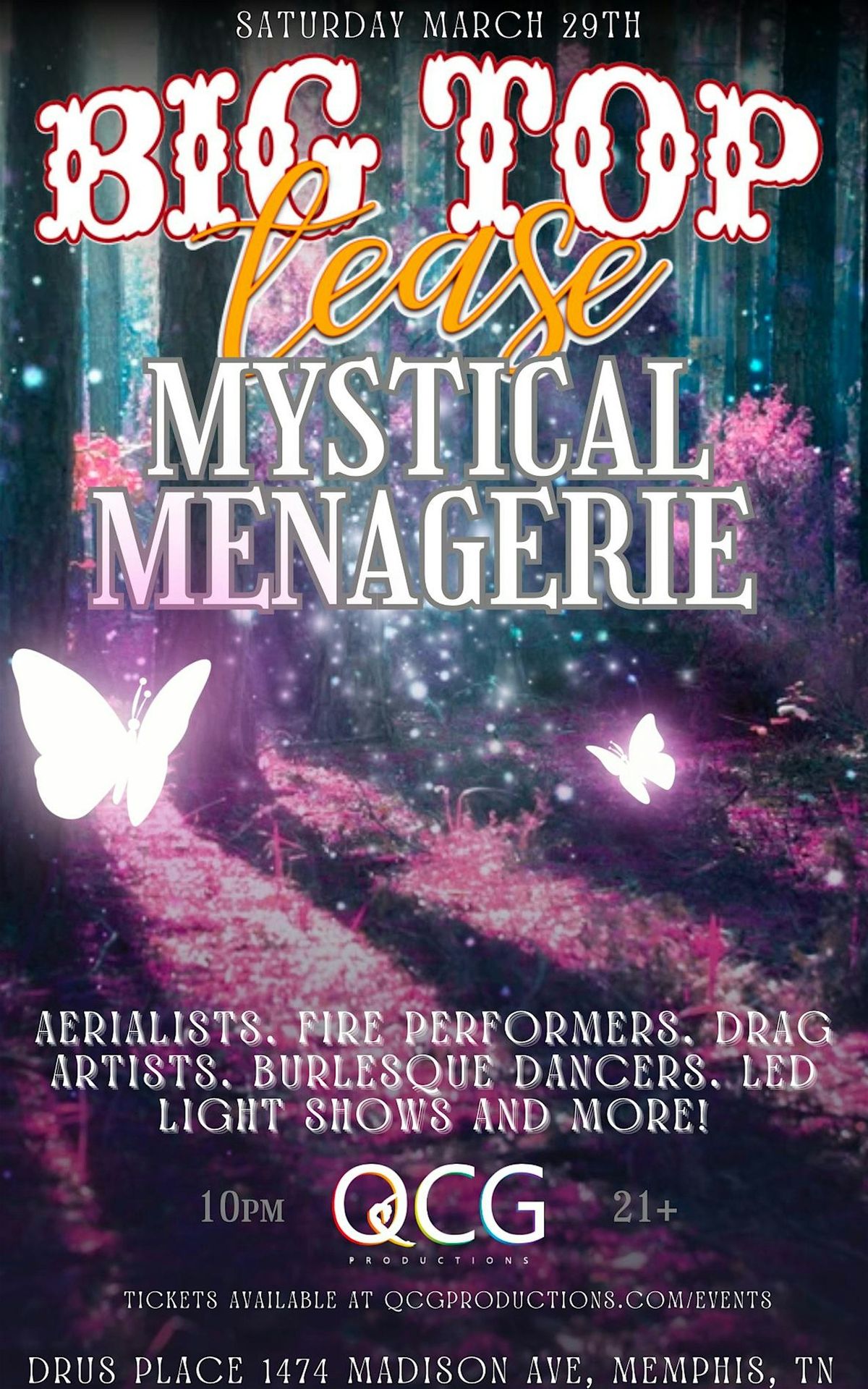 Big Top Tease:  Mystical Menagerie