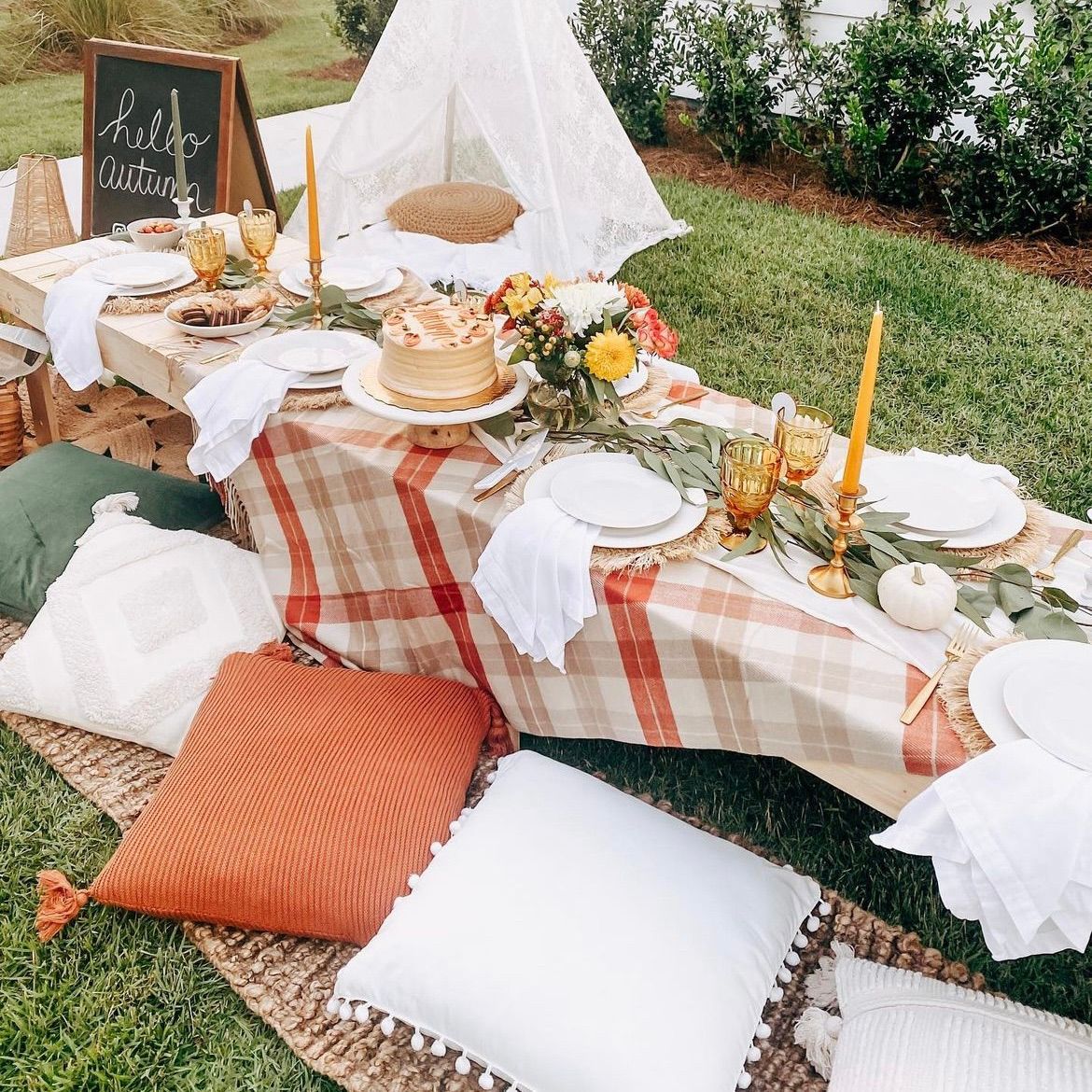 A Picnic Affair x Shop Sparrow Viera Fall PICNIC, SHOP & PRESSED FLOWER PUMPKIN DIY Event