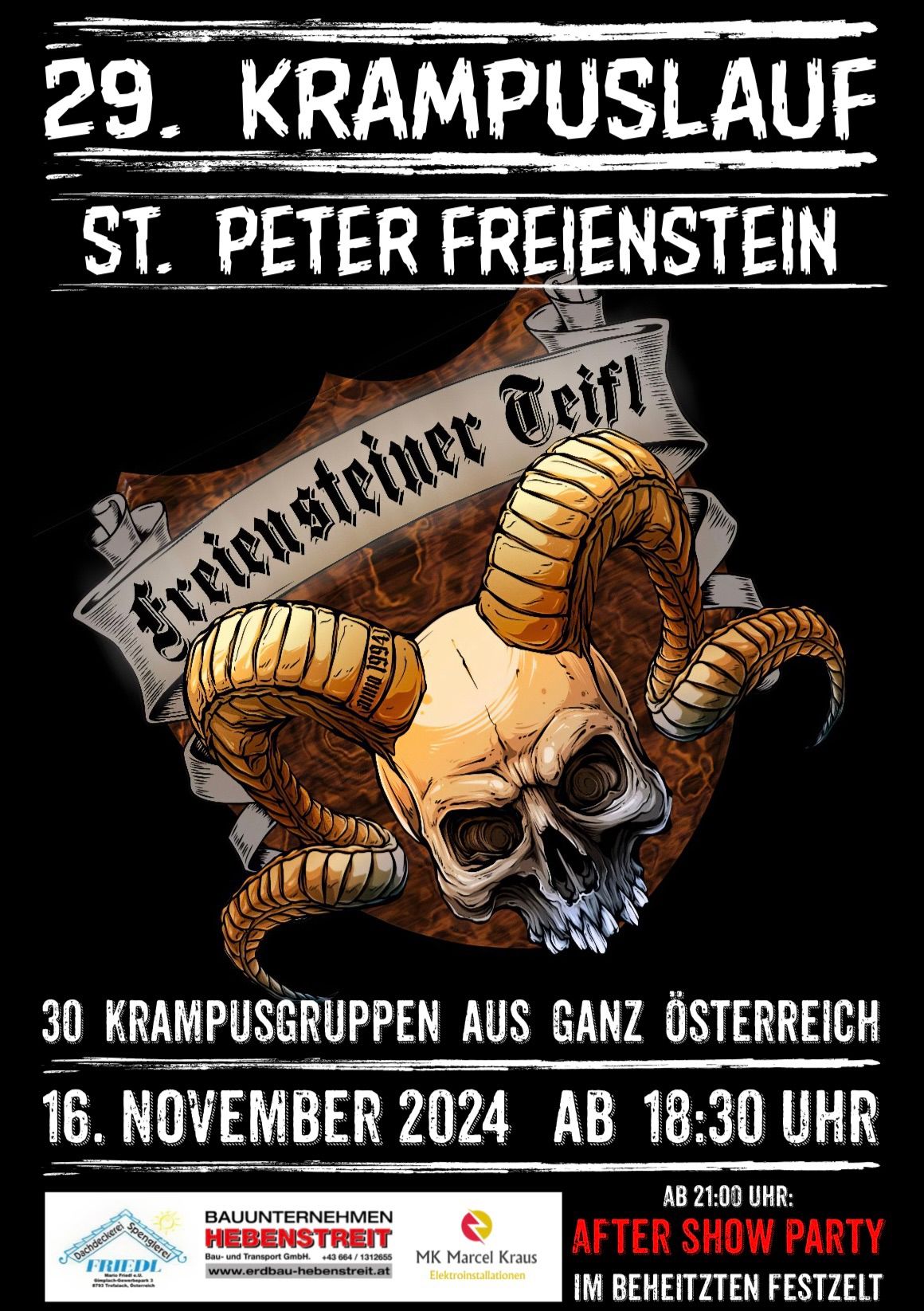 29. Krampuslauf St. Peter Freienstein