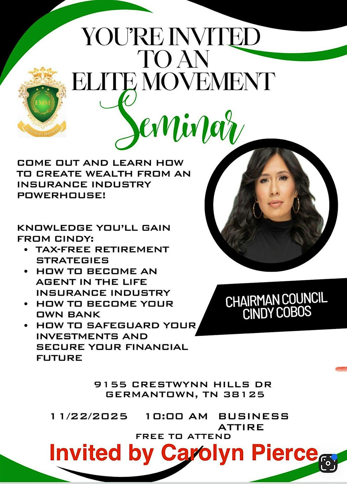 Elite Movement Seminar