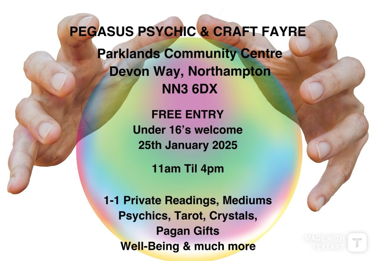 Northampton Psychic & Craft Fayre FREE ENTRY