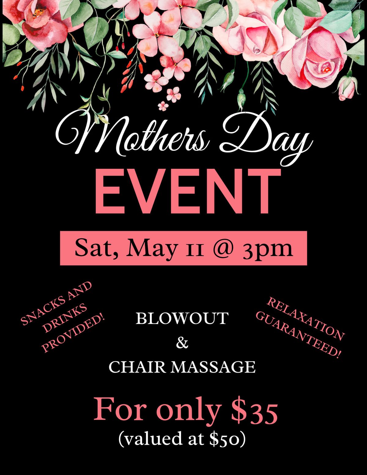 Mother's day event at The Black Sheep!