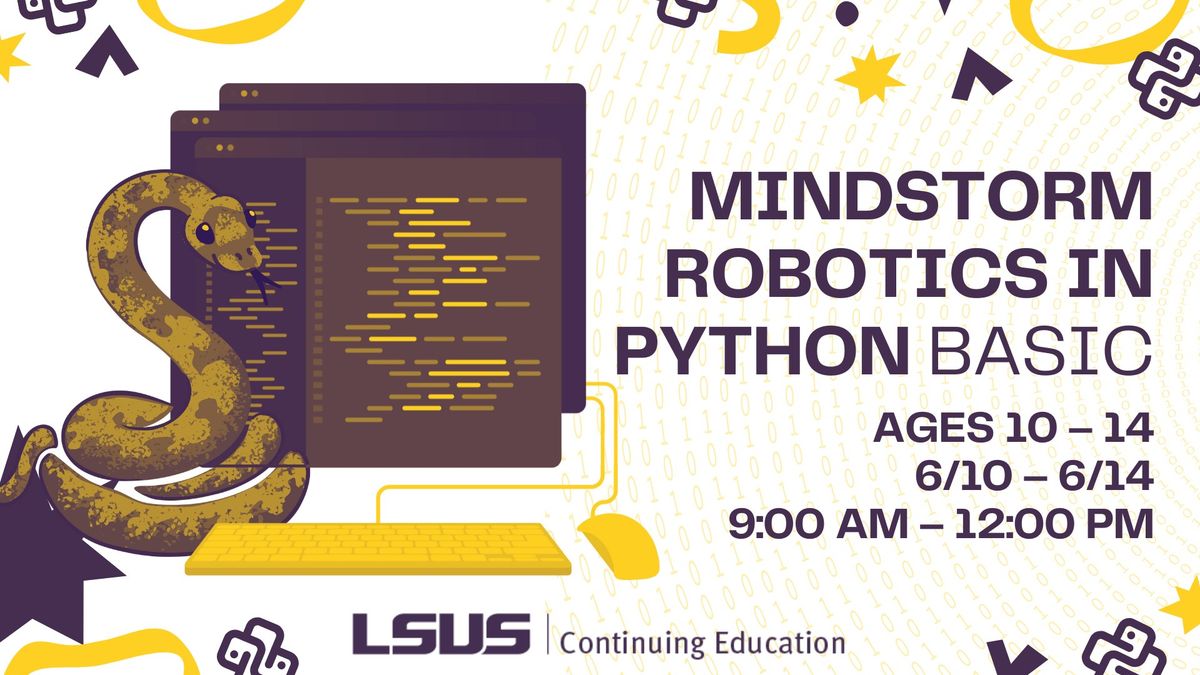 Mindstorm Robotics in Python Basic (Ages 10 - 14)