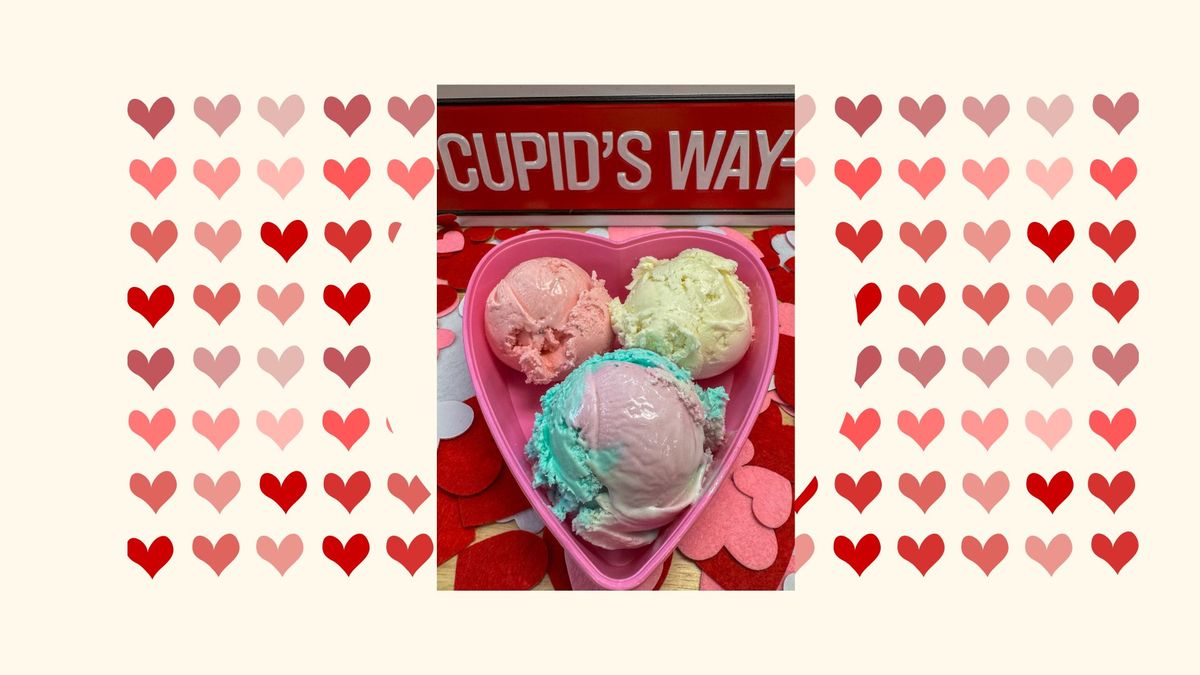 Grecos valentines day ice cream special (pre-orders)